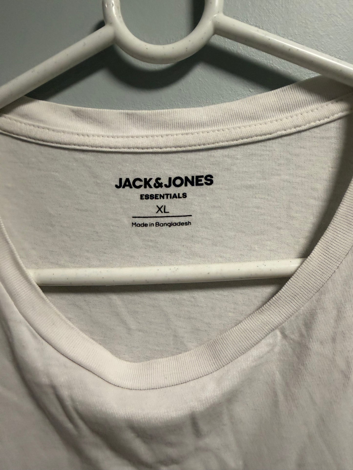 Jack & Jones T-krekls XL – Balts/Pelēks
