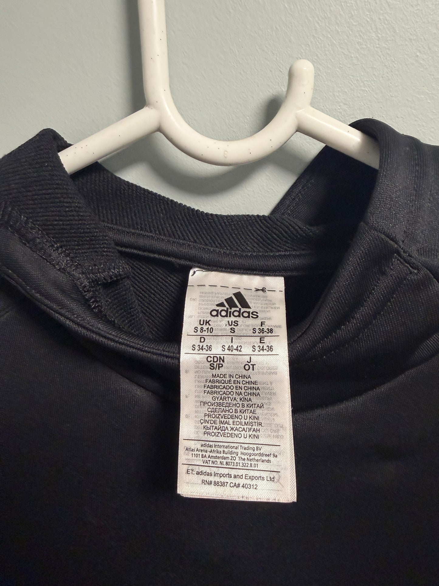 Adidas Climalite Performance Hoodie – Black -S-