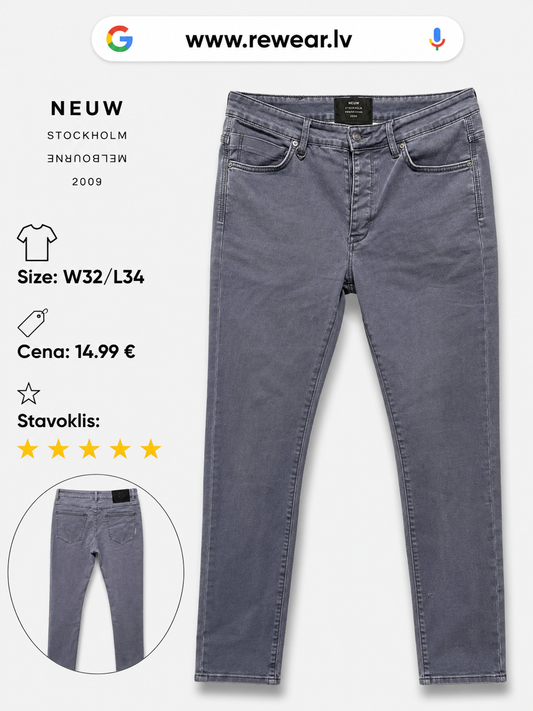 Neuw Stockholm Grey Jeans