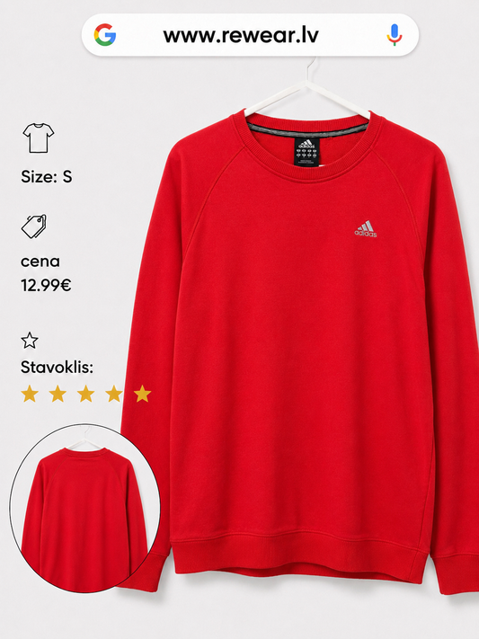 Adidas Performance Essentials sporta džemperis – Sarkans – S