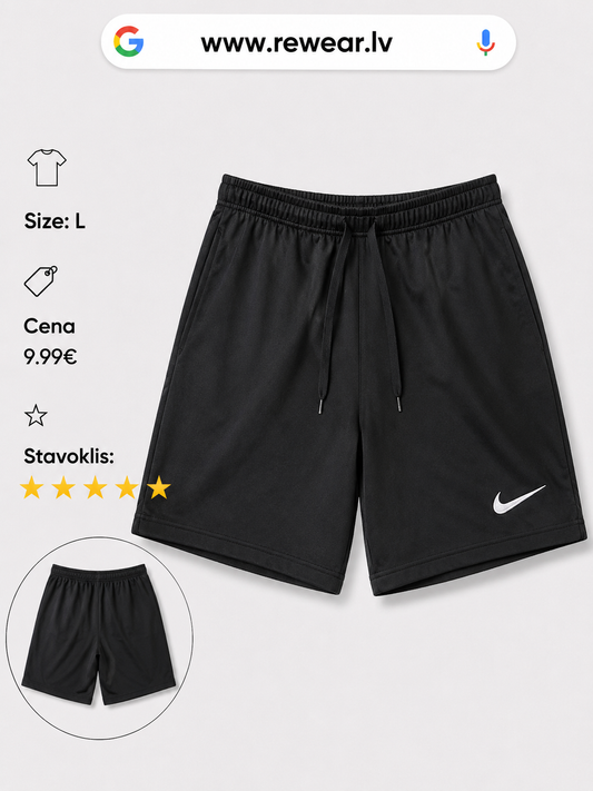 Nike Dri-FIT sporta šorti L – Melni