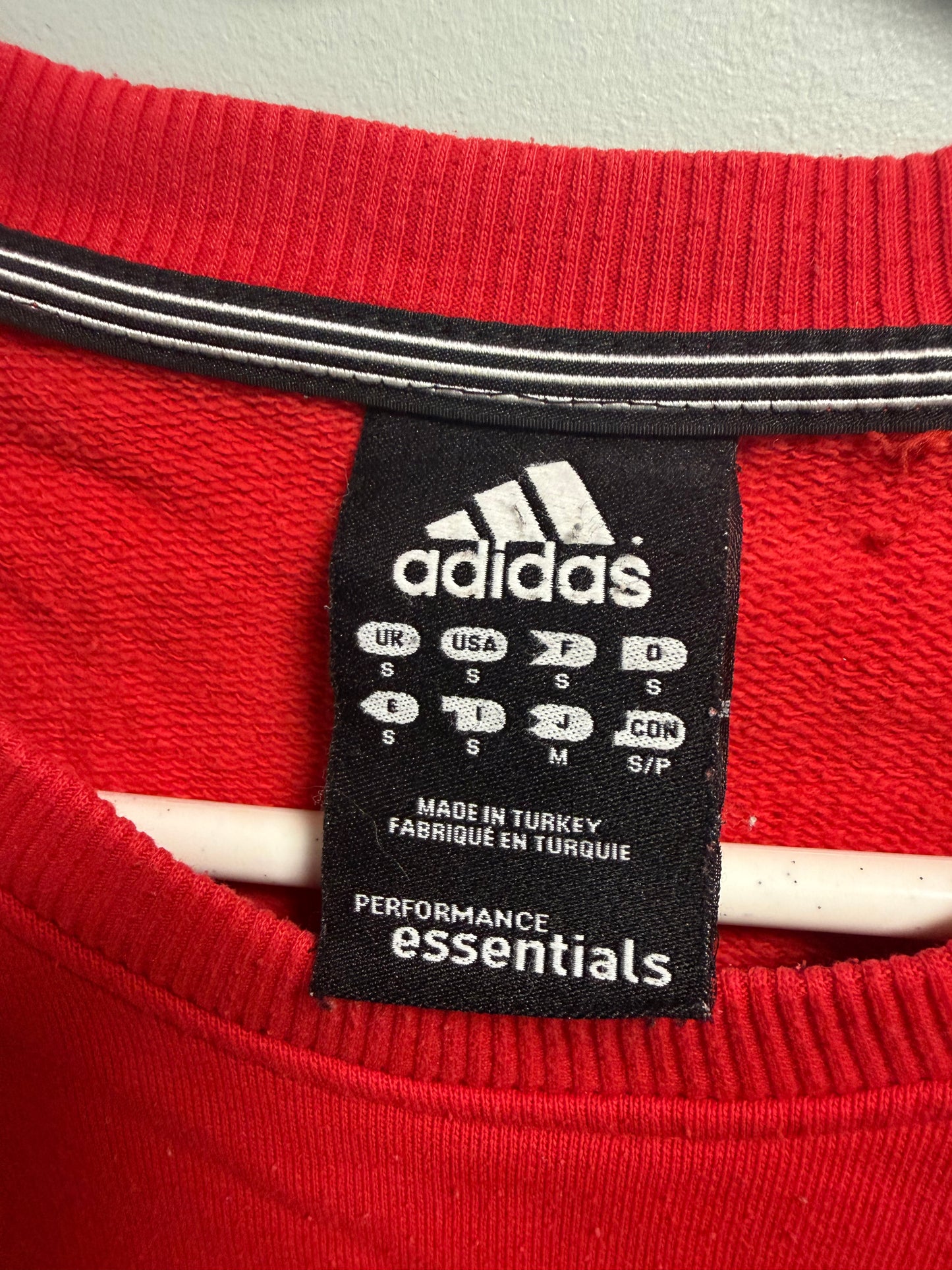 Adidas Performance Essentials sporta džemperis – Sarkans – S