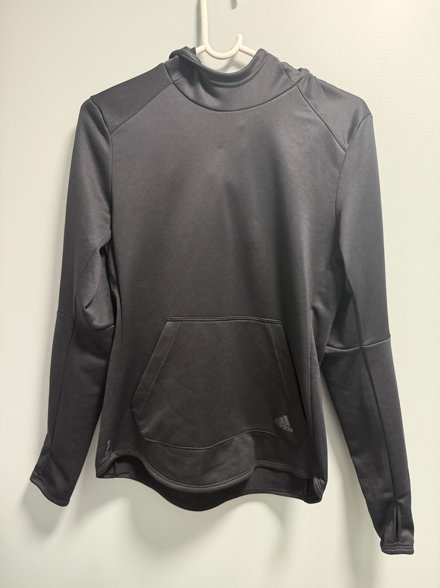 Adidas Climalite Performance Hoodie – Black -S-